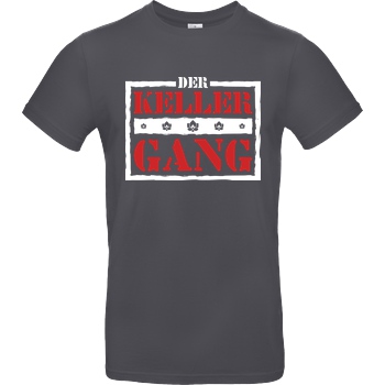 Der Keller Der Keller - Gang Logo T-Shirt B&C EXACT 190 - Dark Grey