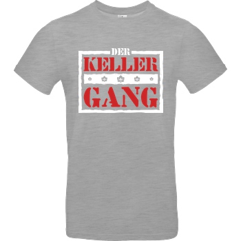 Der Keller Der Keller - Gang Logo T-Shirt B&C EXACT 190 - heather grey
