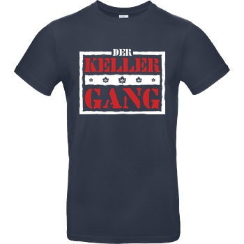 Der Keller Der Keller - Gang Logo T-Shirt B&C EXACT 190 - Navy
