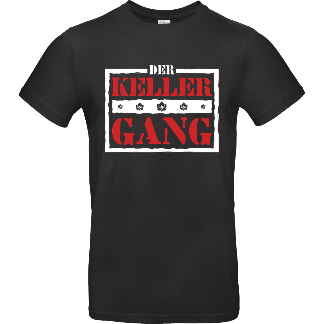 Der Keller Der Keller - Gang Logo T-Shirt B&C EXACT 190 - Black