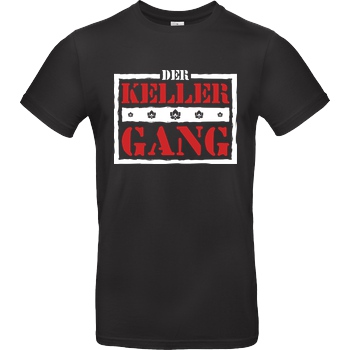 Der Keller Der Keller - Gang Logo T-Shirt B&C EXACT 190 - Black