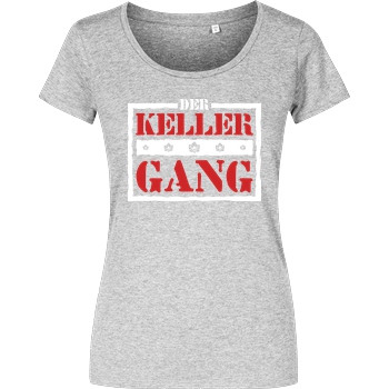 Der Keller Der Keller - Gang Logo T-Shirt Girlshirt heather grey