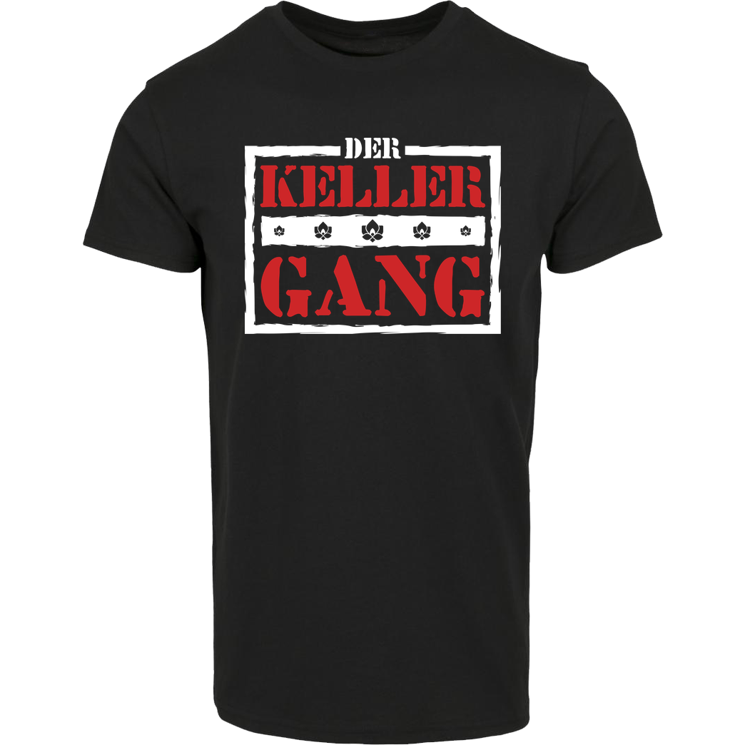 Der Keller Der Keller - Gang Logo T-Shirt House Brand T-Shirt - Black