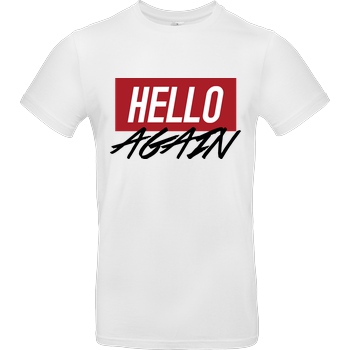 Der Keller Der Keller - Hello Again Red T-Shirt B&C EXACT 190 -  White