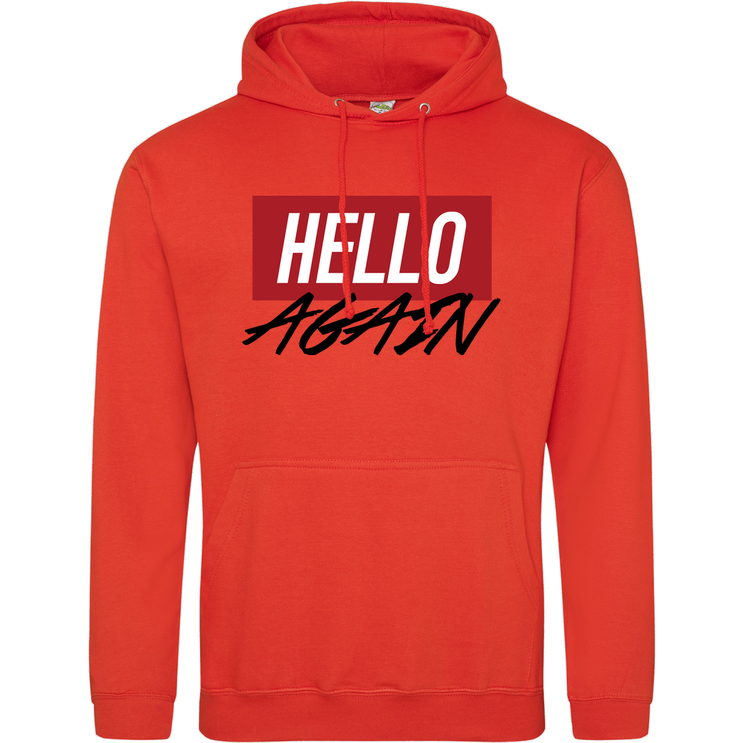 Der Keller Der Keller - Hello Again Red Sweatshirt JH Hoodie - Orange