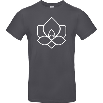 Der Keller Der Keller - Rose Clean T-Shirt B&C EXACT 190 - Dark Grey