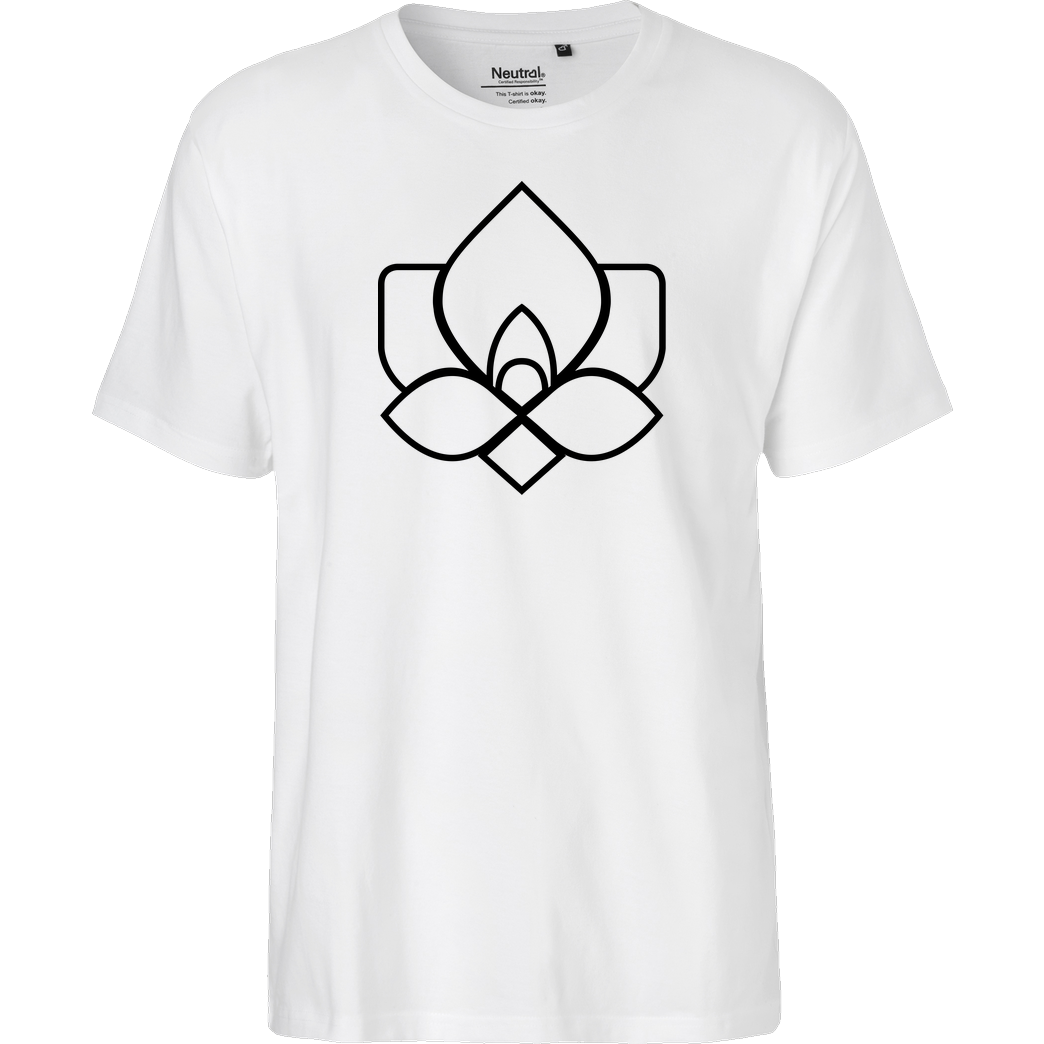 Der Keller Der Keller - Rose Clean T-Shirt Fairtrade T-Shirt - white