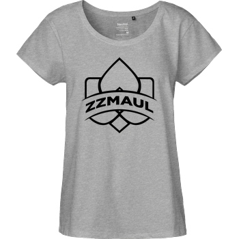 Der Keller Der Keller - ZZMaul T-Shirt Fairtrade Loose Fit Girlie - heather grey