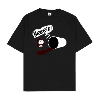 Kopfzirkus Oh no! Coffee T-Shirt Oversize T-Shirt - Black