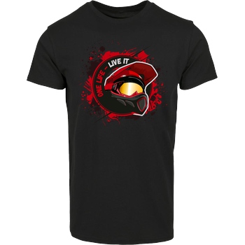 Derne Derne - Helmet T-Shirt House Brand T-Shirt - Black