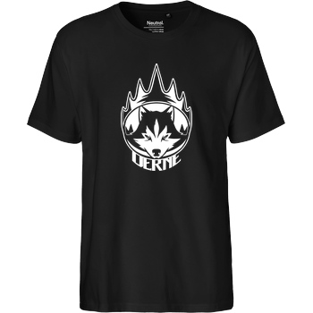 Derne Derne - Wolf T-Shirt Fairtrade T-Shirt - black