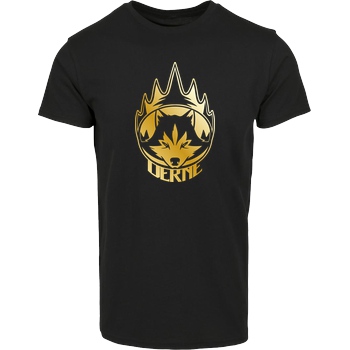 Derne Derne - Wolf T-Shirt House Brand T-Shirt - Black