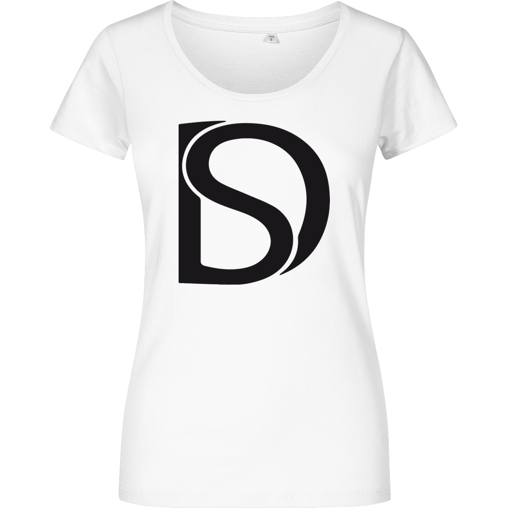 DerSorbus DerSorbus - Design Logo T-Shirt Girlshirt weiss