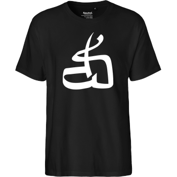 DerSorbus - Kalligraphie Logo Fairtrade T-Shirt - black