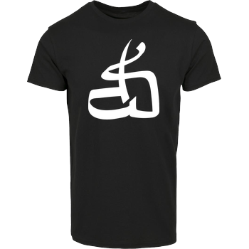 DerSorbus - Kalligraphie Logo House Brand T-Shirt - Black