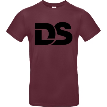 DerSorbus DerSorbus - Old school Logo T-Shirt B&C EXACT 190 - Burgundy