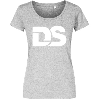 DerSorbus DerSorbus - Old school Logo T-Shirt Girlshirt heather grey