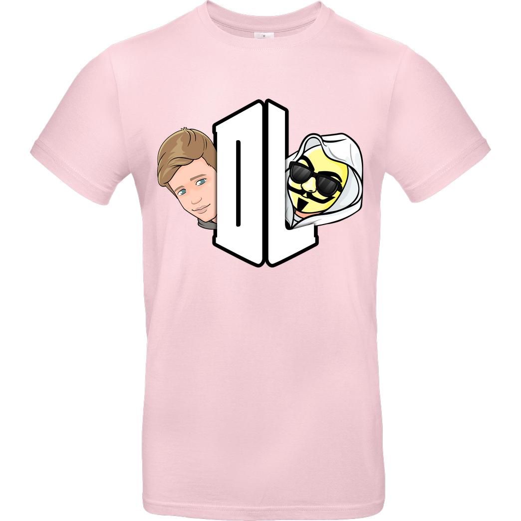DOKTOR LIGHT Doktor Light - Doktor&Gamemaster Logo T-Shirt B&C EXACT 190 - Light Pink