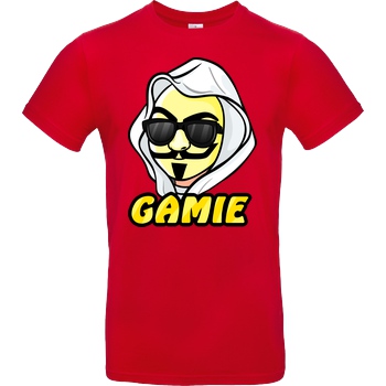 DOKTOR LIGHT Doktor Light - Gamie T-Shirt B&C EXACT 190 - Red