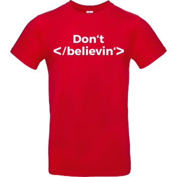 Don't stop believing B&C EXACT 190 - Red