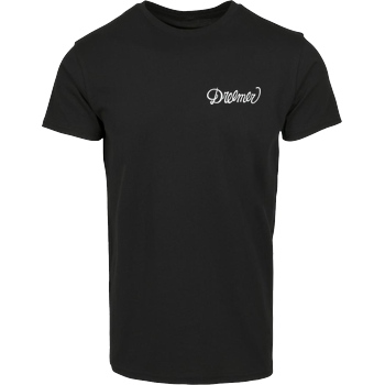 Dreemtum Dreemer - Lettering embroidered T-Shirt House Brand T-Shirt - Black