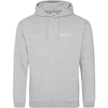 Dreemer - Lettering embroidered JH Hoodie - Heather Grey