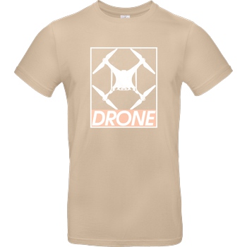 FilmenLernen.de Drone T-Shirt B&C EXACT 190 - Sand