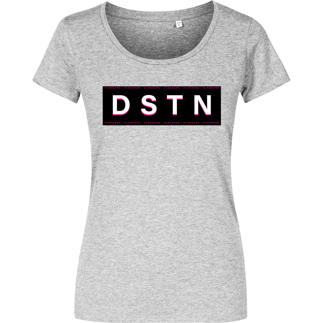 Dustin Dustin Naujokat - DSTN T-Shirt Girlshirt heather grey
