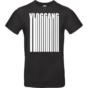 Dustin Dustin Naujokat - VlogGang Barcode T-Shirt B&C EXACT 190 - Black