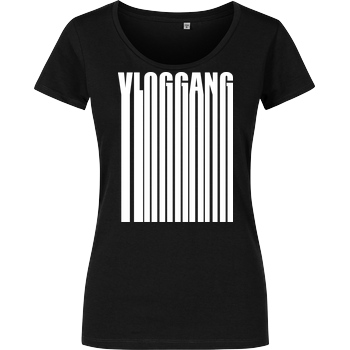 Dustin Dustin Naujokat - VlogGang Barcode T-Shirt Girlshirt schwarz