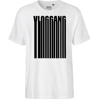 Dustin Dustin Naujokat - VlogGang Barcode T-Shirt Fairtrade T-Shirt - white