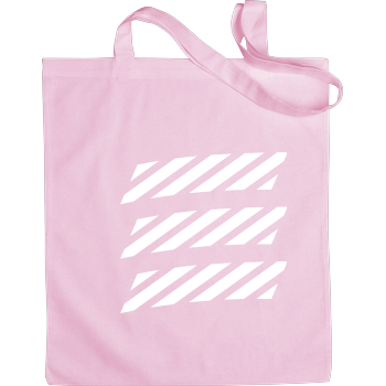 Echtso - Striped Logo Bag Pink