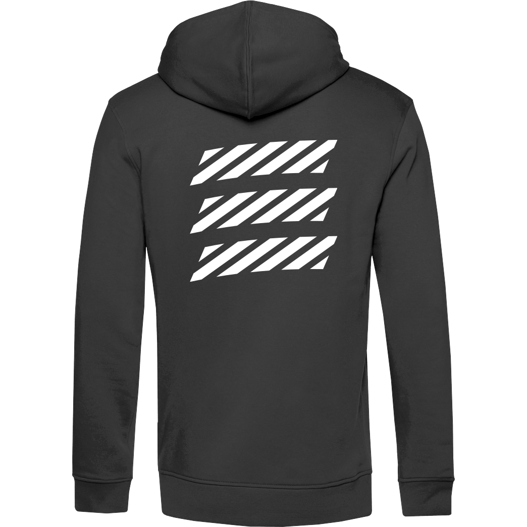 Echtso Echtso - Striped Logo Sweatshirt B&C HOODED INSPIRE - black