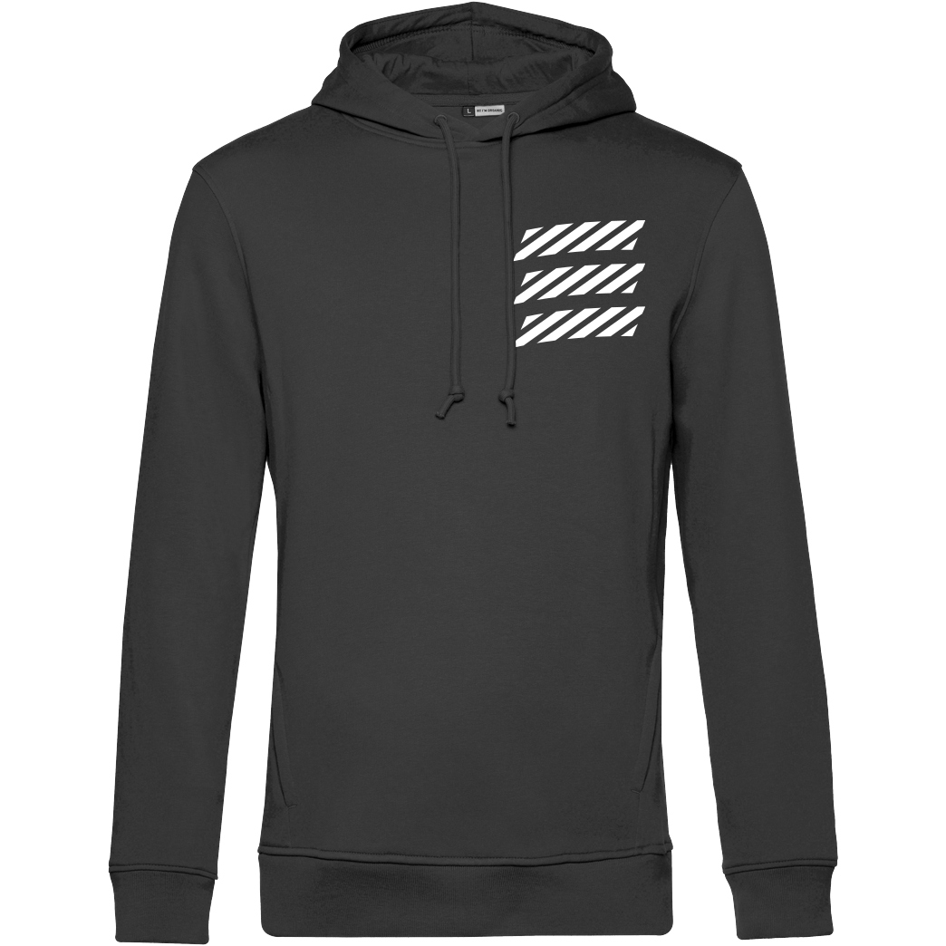 Echtso Echtso - Striped Logo Sweatshirt B&C HOODED INSPIRE - black