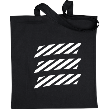 Echtso - Striped Logo Bag Black