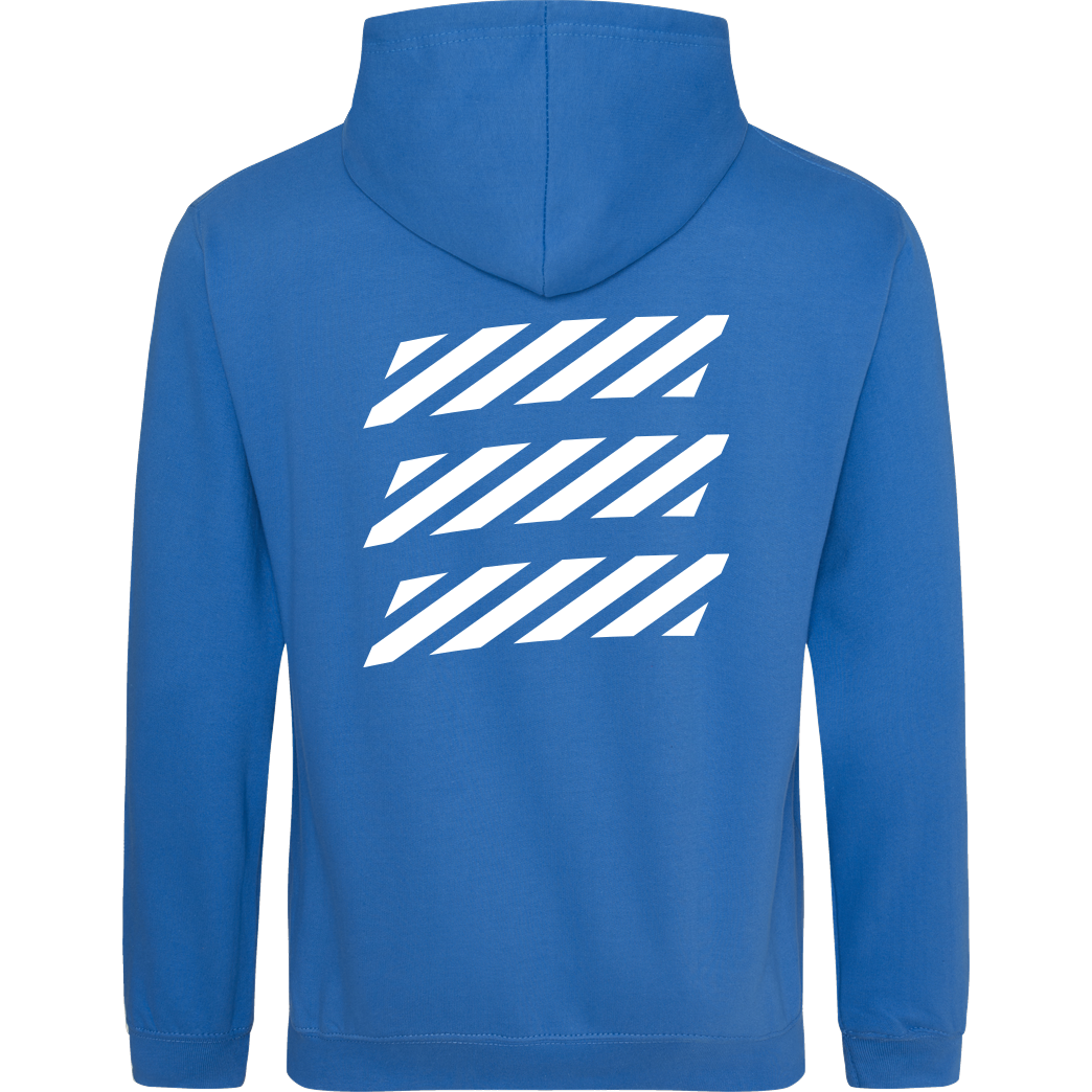 Echtso Echtso - Striped Logo Sweatshirt JH Hoodie - Sapphire Blue