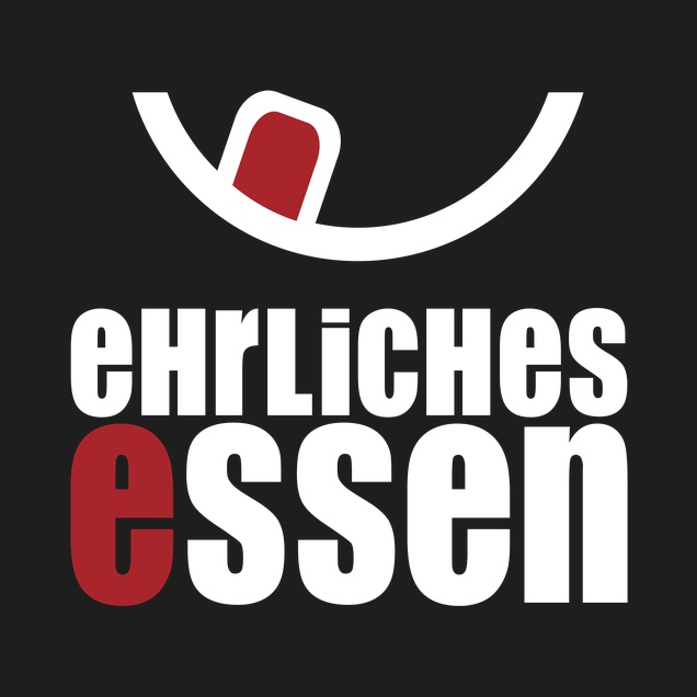 Ehrliches Essen - Ehrliches Essen - Logo weiss