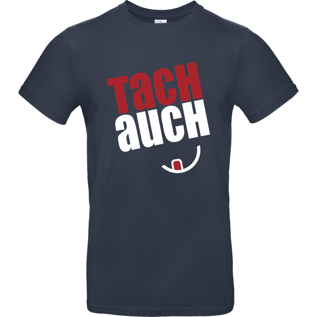 Ehrliches Essen Ehrliches Essen - Tachauch weiss T-Shirt B&C EXACT 190 - Navy