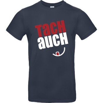 Ehrliches Essen Ehrliches Essen - Tachauch weiss T-Shirt B&C EXACT 190 - Navy
