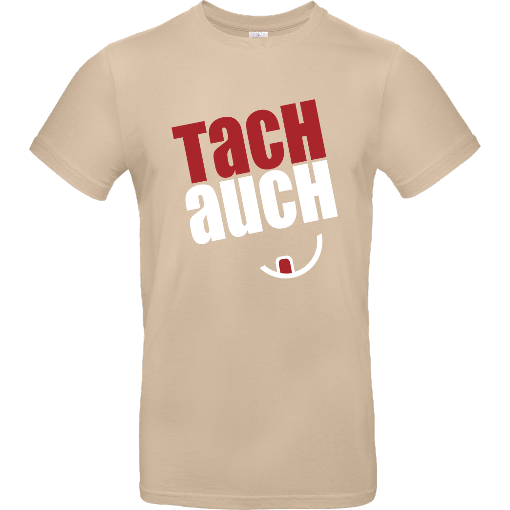 Ehrliches Essen Ehrliches Essen - Tachauch weiss T-Shirt B&C EXACT 190 - Sand