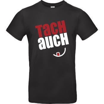 Ehrliches Essen Ehrliches Essen - Tachauch weiss T-Shirt B&C EXACT 190 - Black