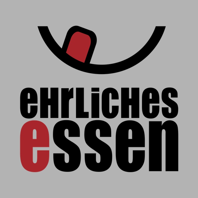 Ehrliches Essen - Ehrliches Essen - Logo schwarz