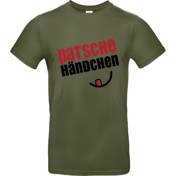 Ehrliches Essen Ehrliches Essen - hmmmm jamjamjamjam schwarz T-Shirt B&C EXACT 190 - Khaki