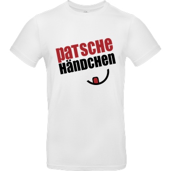 Ehrliches Essen Ehrliches Essen - hmmmm jamjamjamjam schwarz T-Shirt B&C EXACT 190 -  White