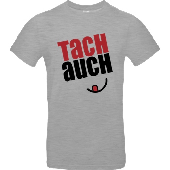 Ehrliches Essen Ehrliches Essen - Tachauch schwarz T-Shirt B&C EXACT 190 - heather grey