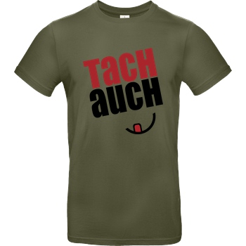 Ehrliches Essen Ehrliches Essen - Tachauch schwarz T-Shirt B&C EXACT 190 - Khaki