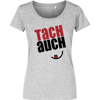 Ehrliches Essen Ehrliches Essen - Tachauch schwarz T-Shirt Girlshirt heather grey