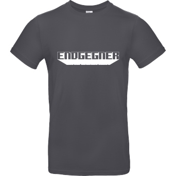 None Endgegner T-Shirt B&C EXACT 190 - Dark Grey