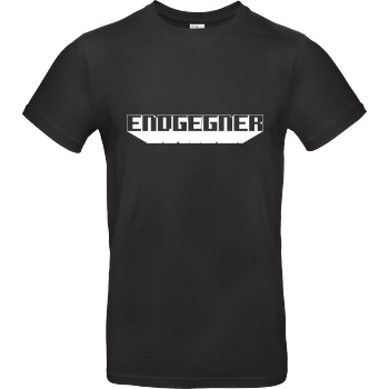 None Endgegner T-Shirt B&C EXACT 190 - Black