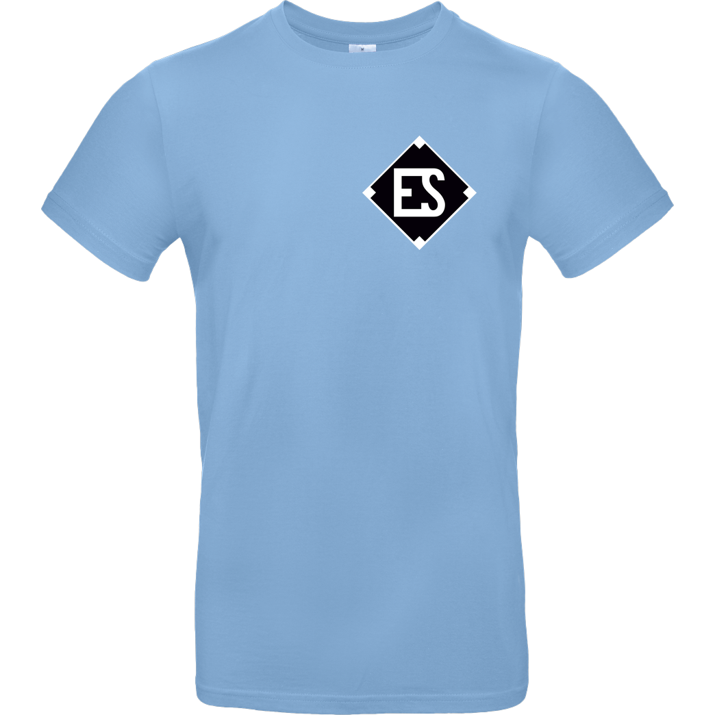 EngineSoldier EngineSoldier - Logo T-Shirt B&C EXACT 190 - Sky Blue